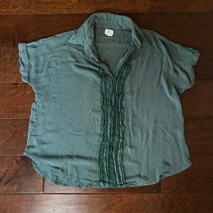 O’Neill embroidered front blouse • small